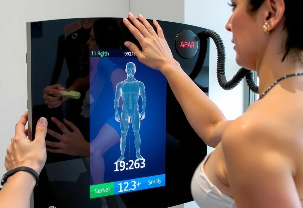 Zdjęcie przedstawiające analizę składu ciała